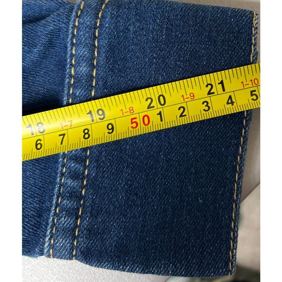 Levi's Type 1 Long Iconic Jacket Size Small Button Up Denim Retro - Picture 6 of 6